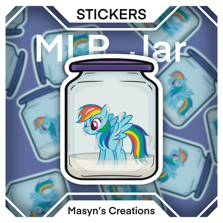 MLP Jar Sticker product image (1)