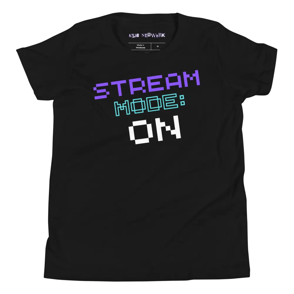 Stream Mode On Youth Shirt product image (4)