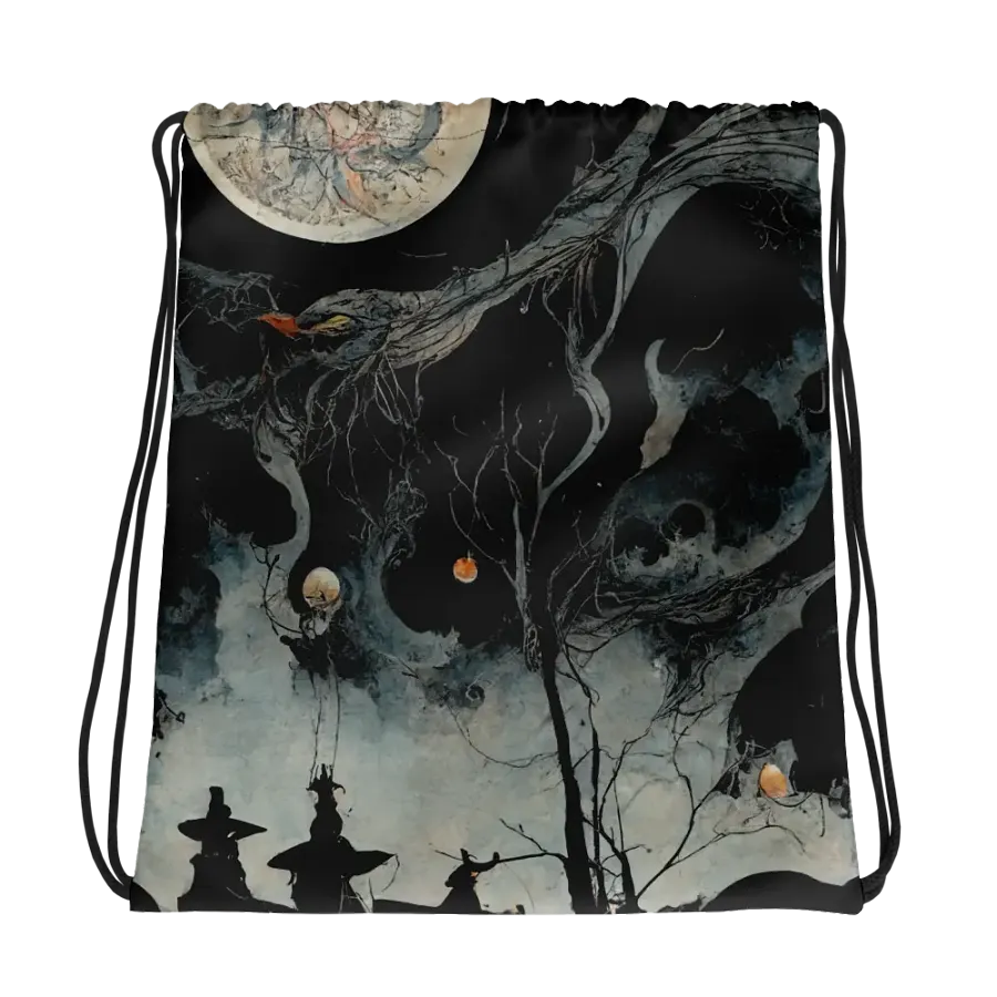 Lunar Dreamscape Drawstring Bag product image (1)
