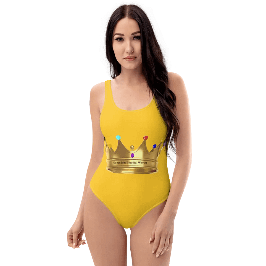 Queendom Beautiful Women Gemstone Crown Swimsuit/ Gold (TM) product image (2)
