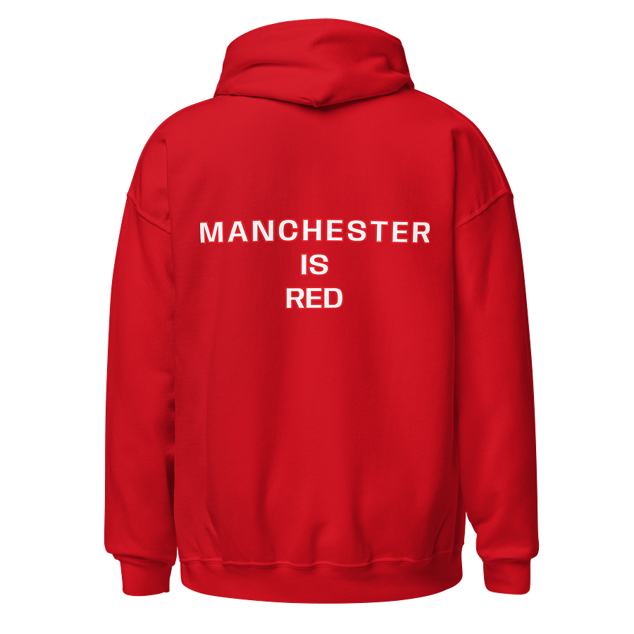 MANCHESTER IS RED - TEA UNISEX HOODIE (RED) product image (1)