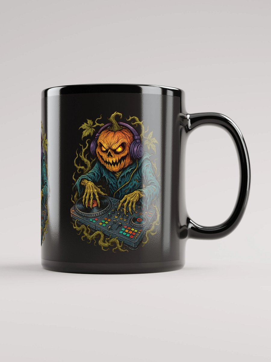 Theatrically Jerry: "DJ Jack-O-Lantern Spins Halloween Beats" Mug product image (1)