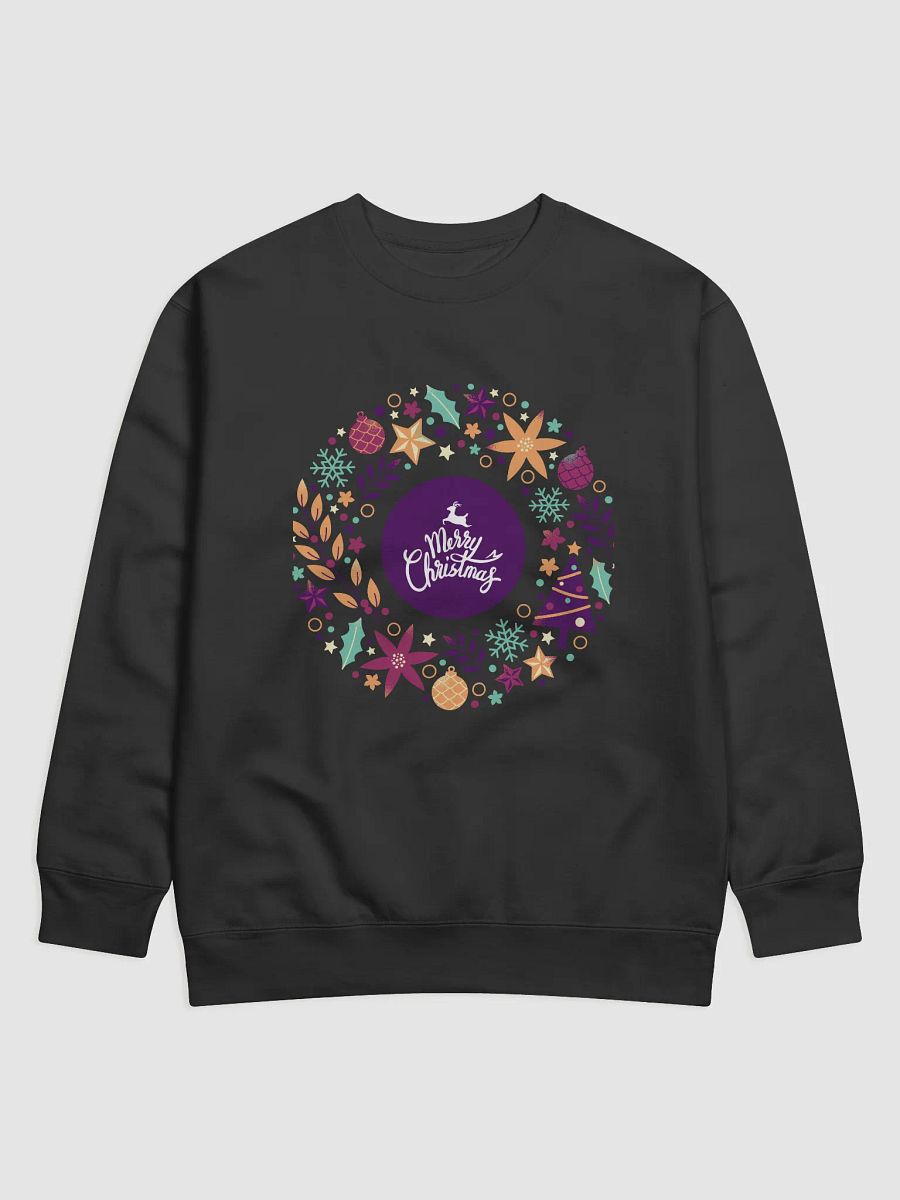 Merry Christmas Wreath Sweatshirt product image (1)