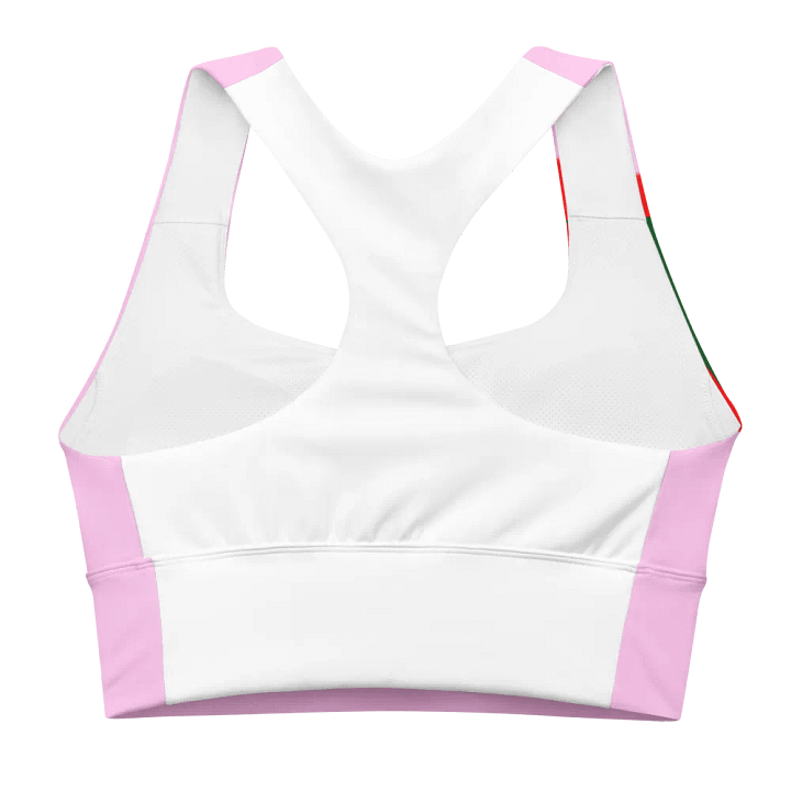 All-Over Print Recycled Longline Sports Bra product image (2)