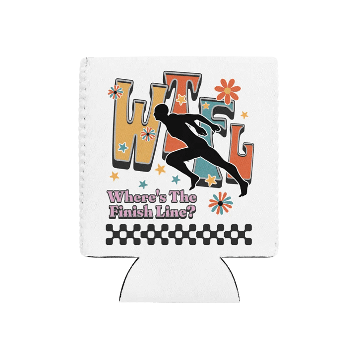 WTFL Wheres The Finish Line Coozie Can Cooler product image (1)