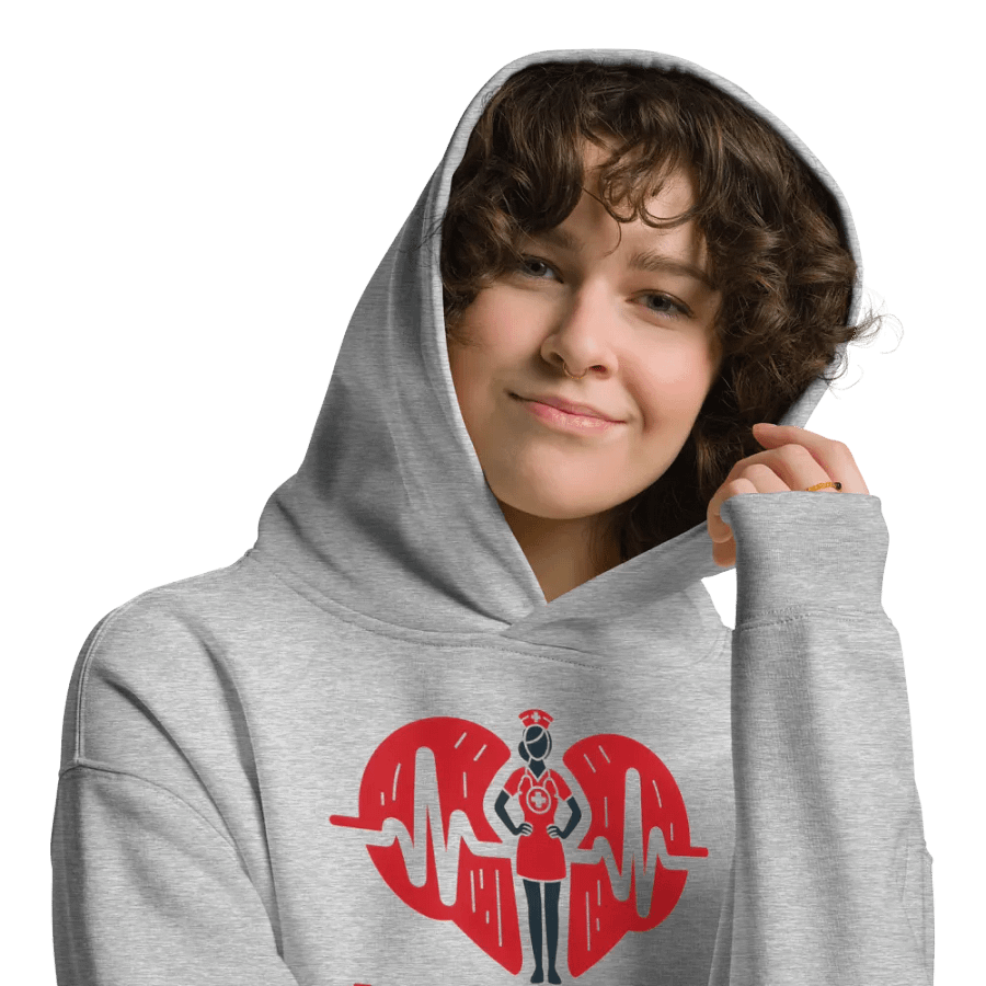Heartbeat Hero Nurse Hoodie product image (39)