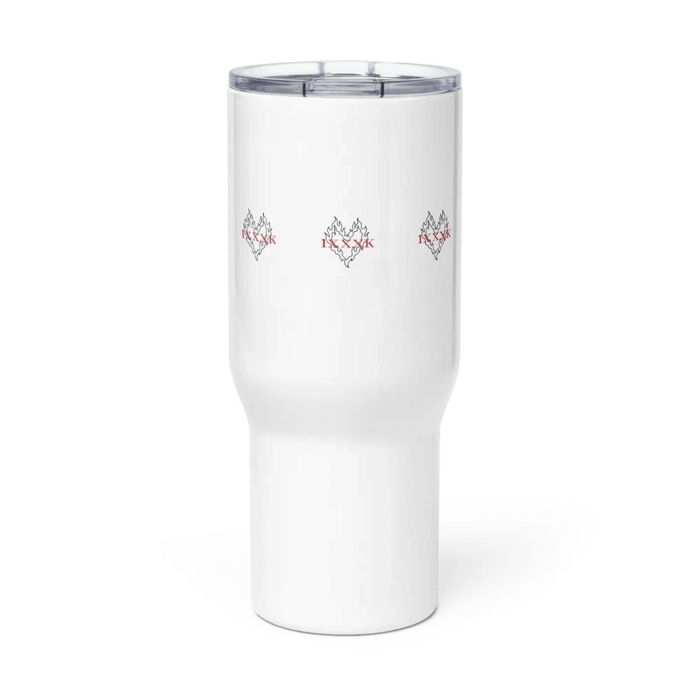 Fiery Black Heart Hydro Flask product image (2)