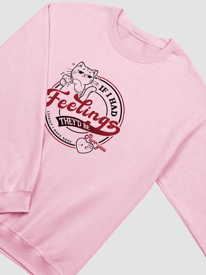 Paws Off My Heart - Crewneck Sweatshirt BLACK product image (1)