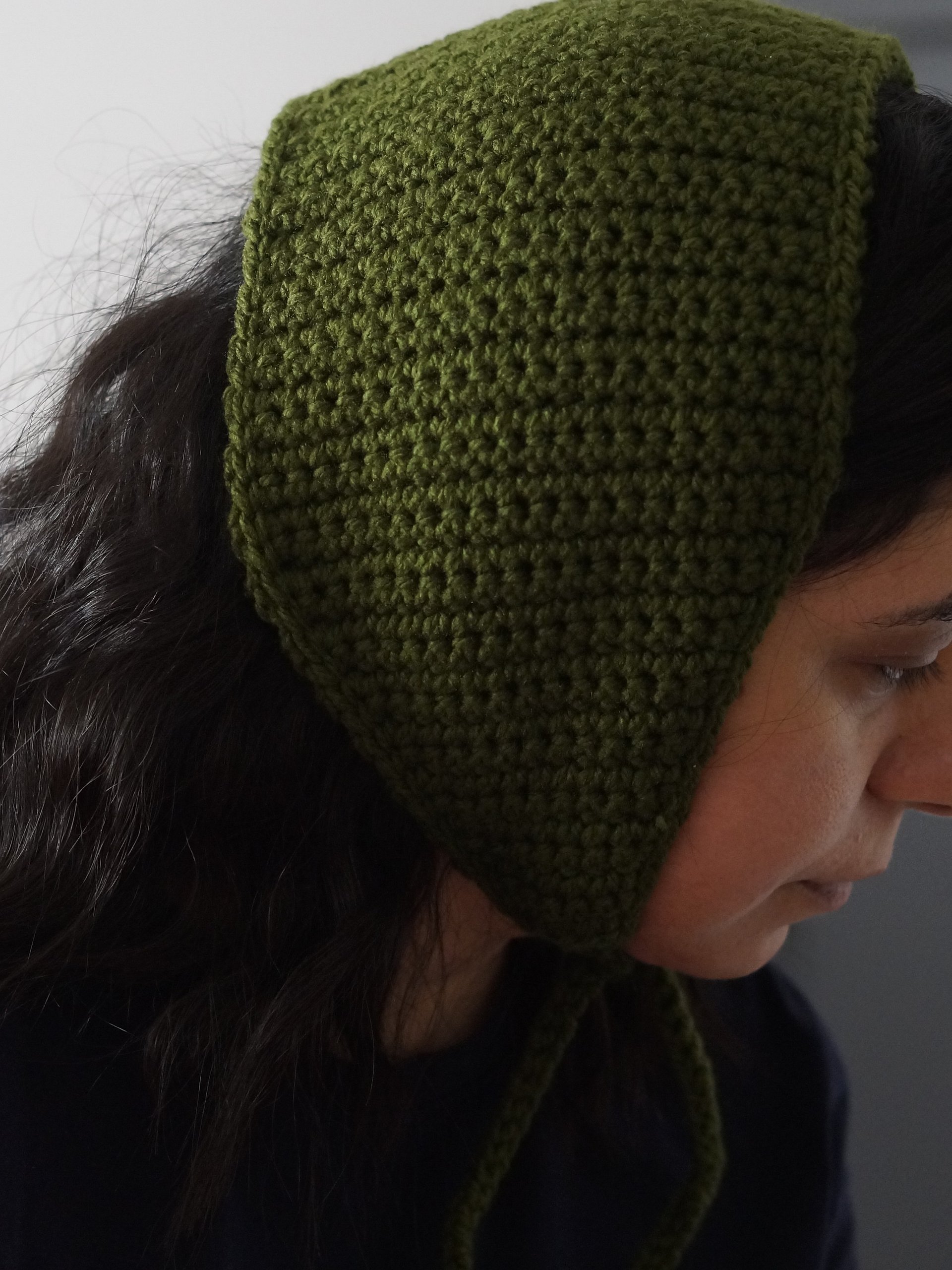 French beanie hood Crochet pattern product image (5)