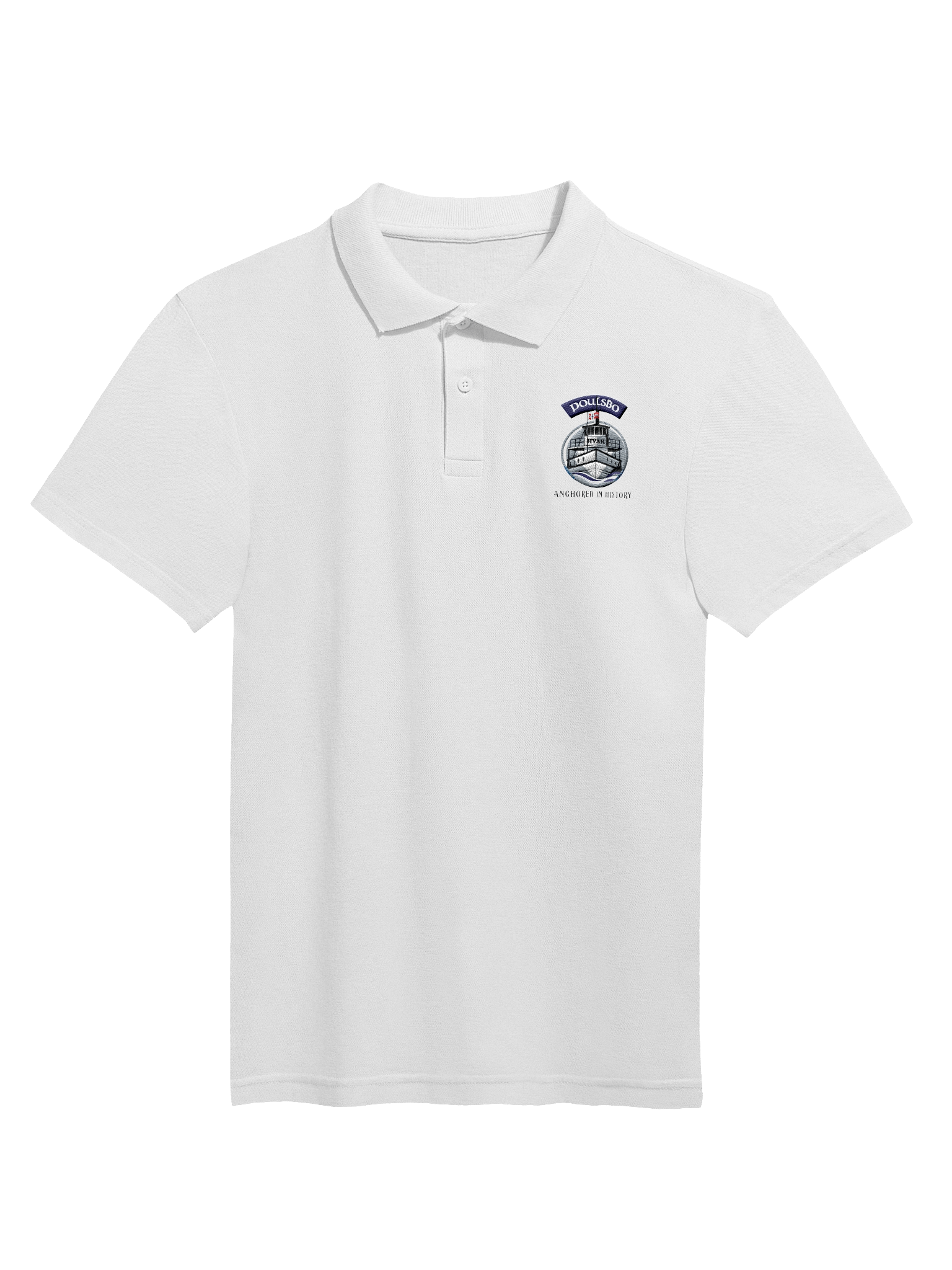 Hyak Ship Logo Pique Polo product image (1)