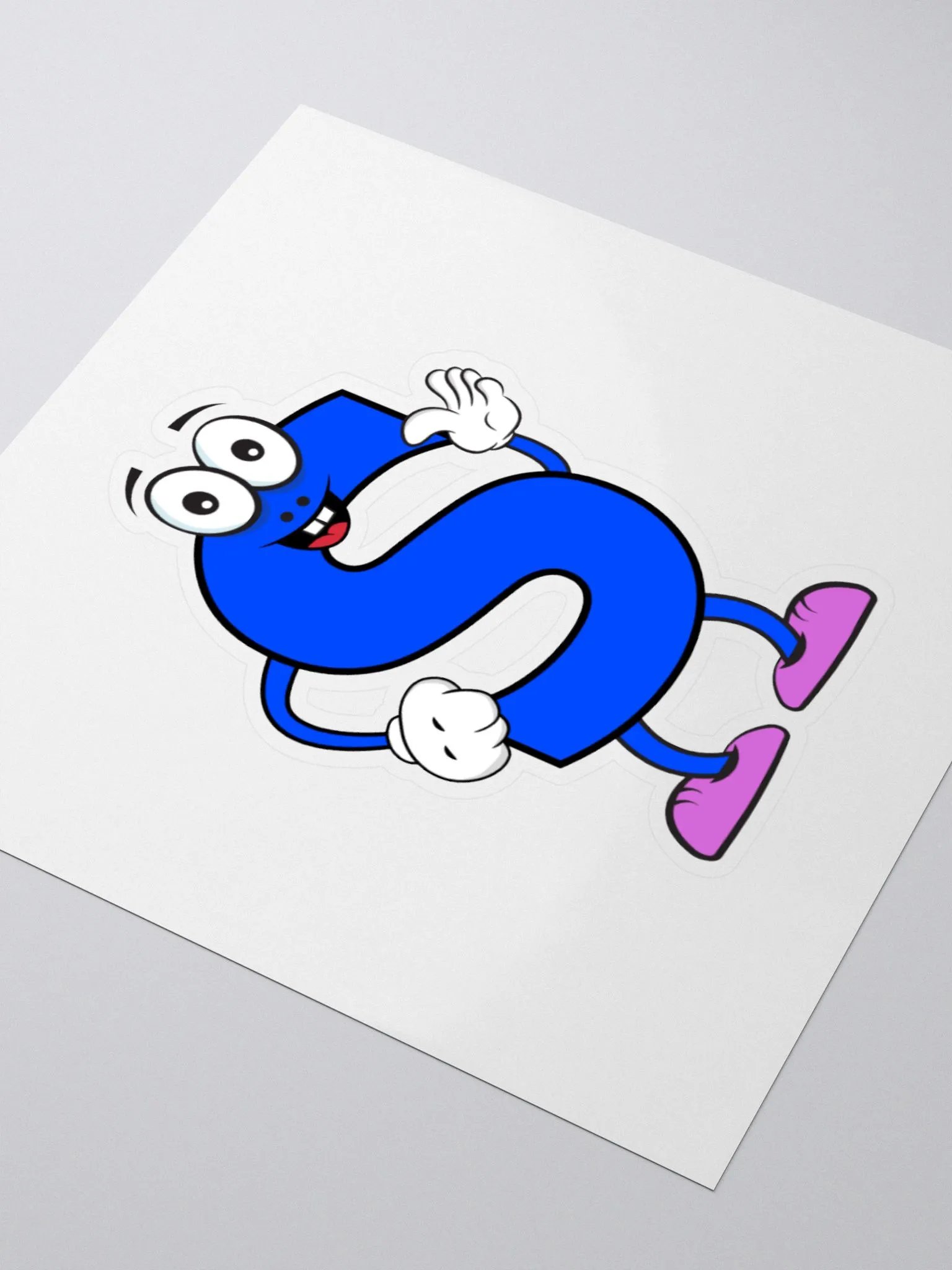 S Letter Cartoon Character Sticker product image (8)
