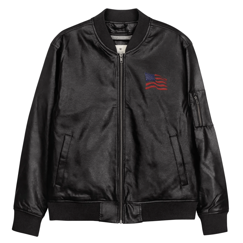 USA Flag Line Art Design Bomber Jacket product image (11)
