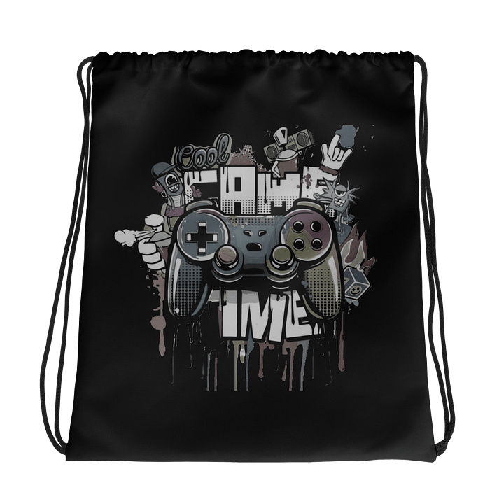 Cool GameTime All-Over Print Drawstring Bag product image (1)