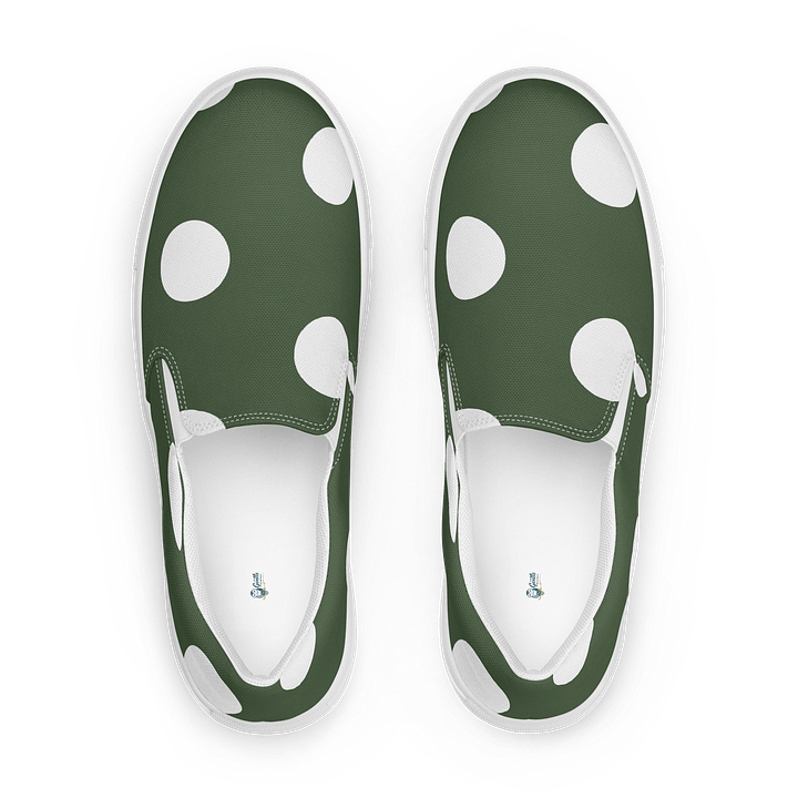Poka Dot in TomThumb Green. product image (1)