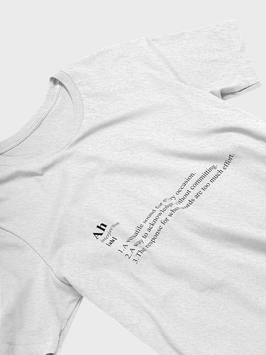 The Ah Shirt (black text) product image (23)