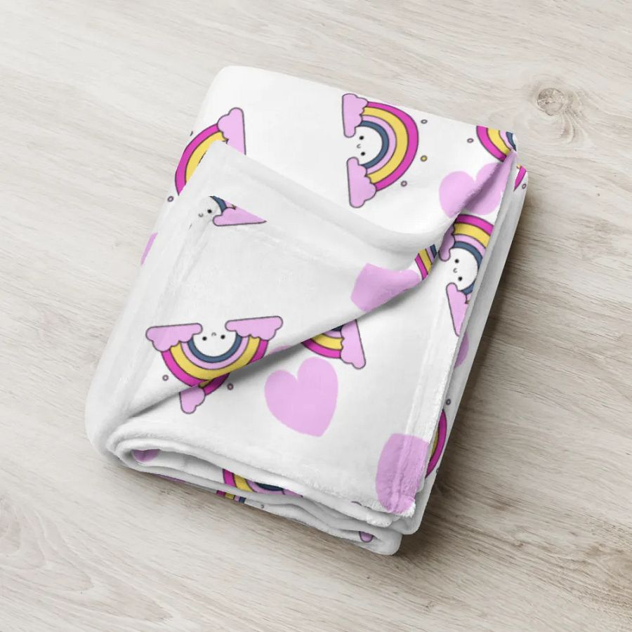 Sweetheart Rainbow Snuggle Blanket product image (3)