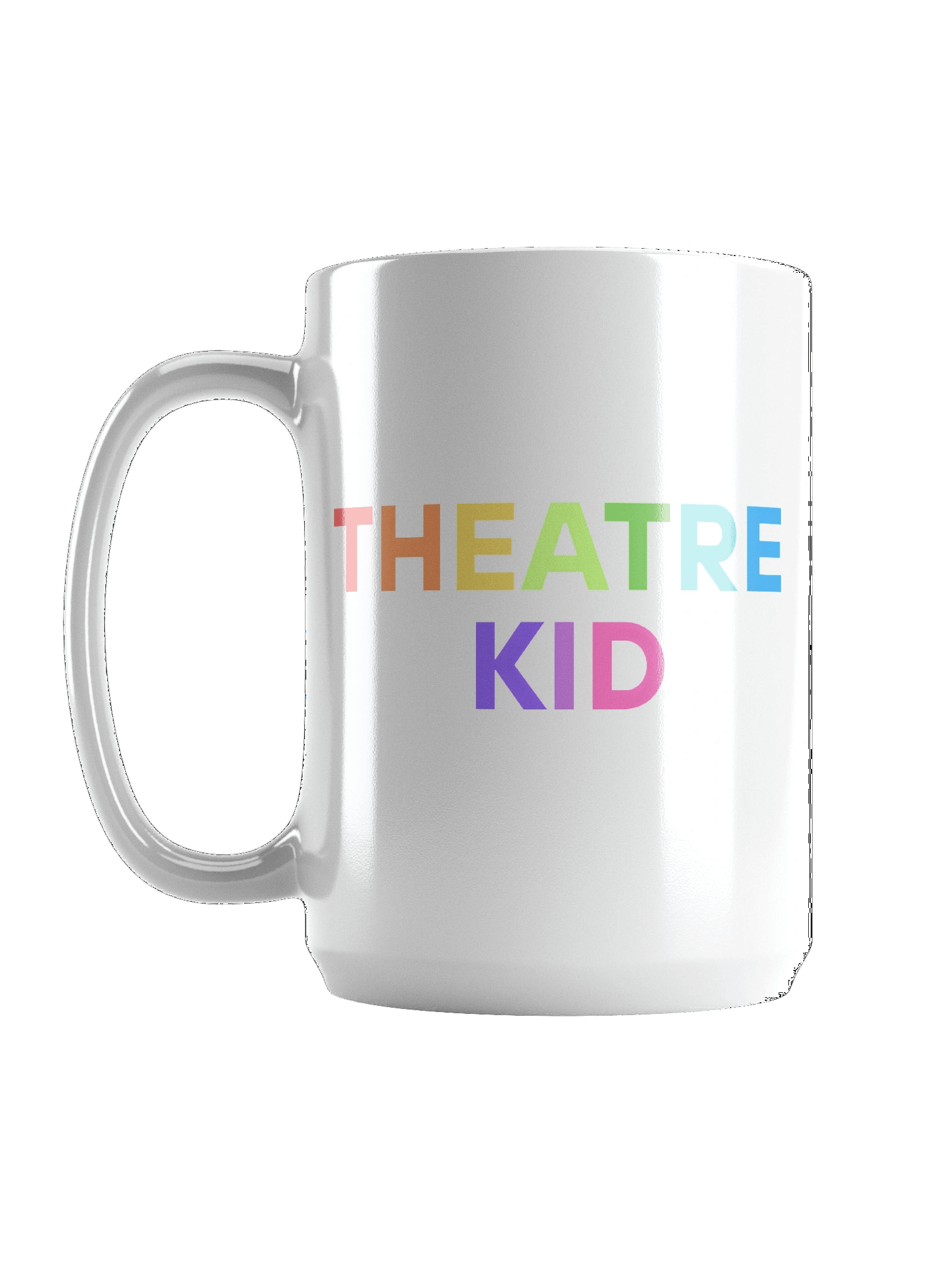Theatre Kid, Rainbow Block Letters, Mug product image (1)