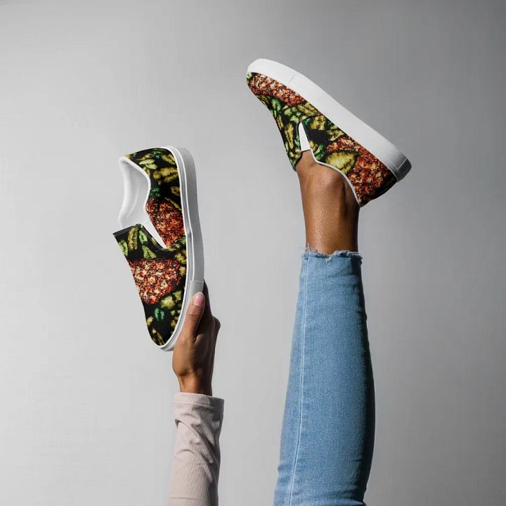 HYDRANGEAS V women's slip-on canvas shoes product image (2)