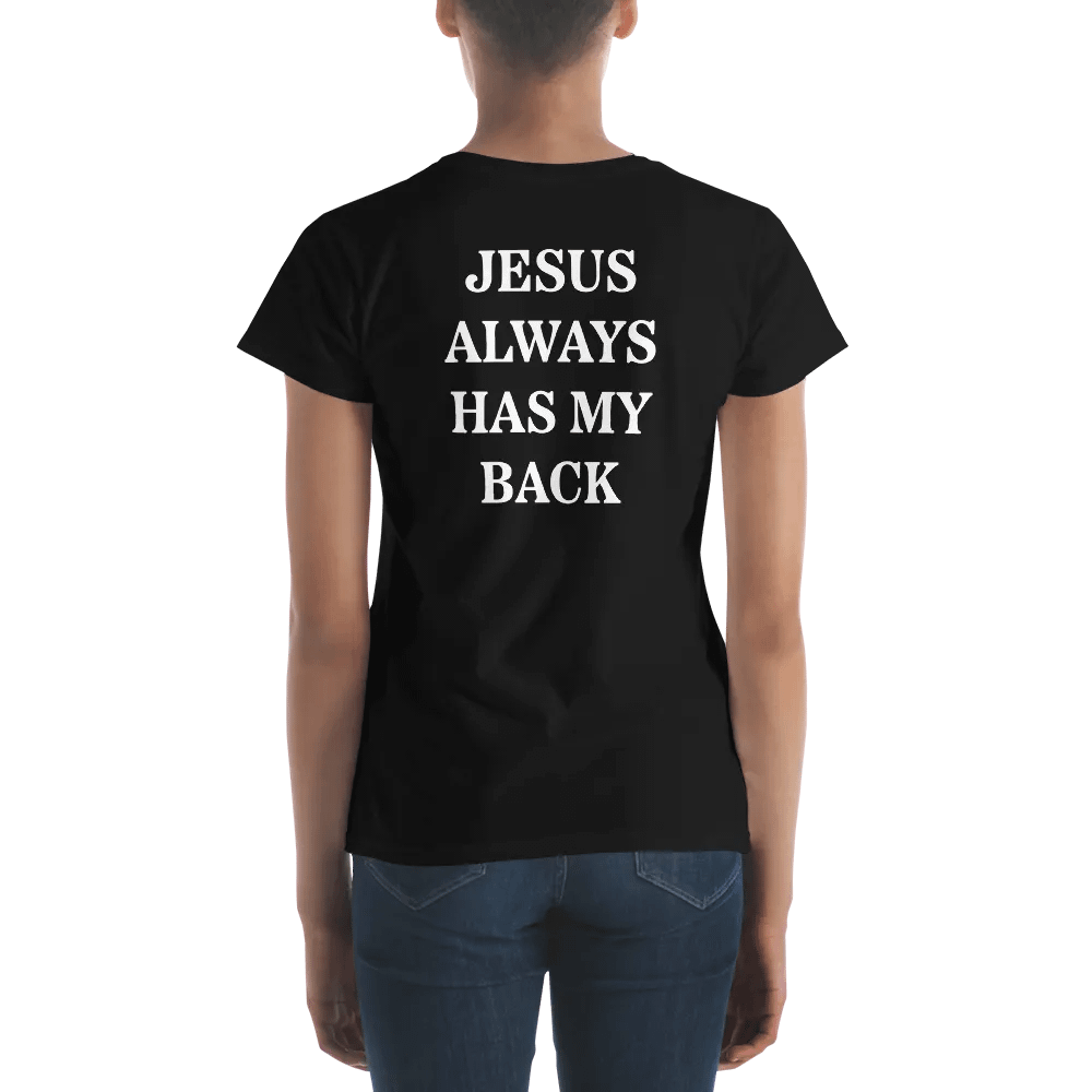 Jesus Always Has My Back | Fitted (Female) product image (4)