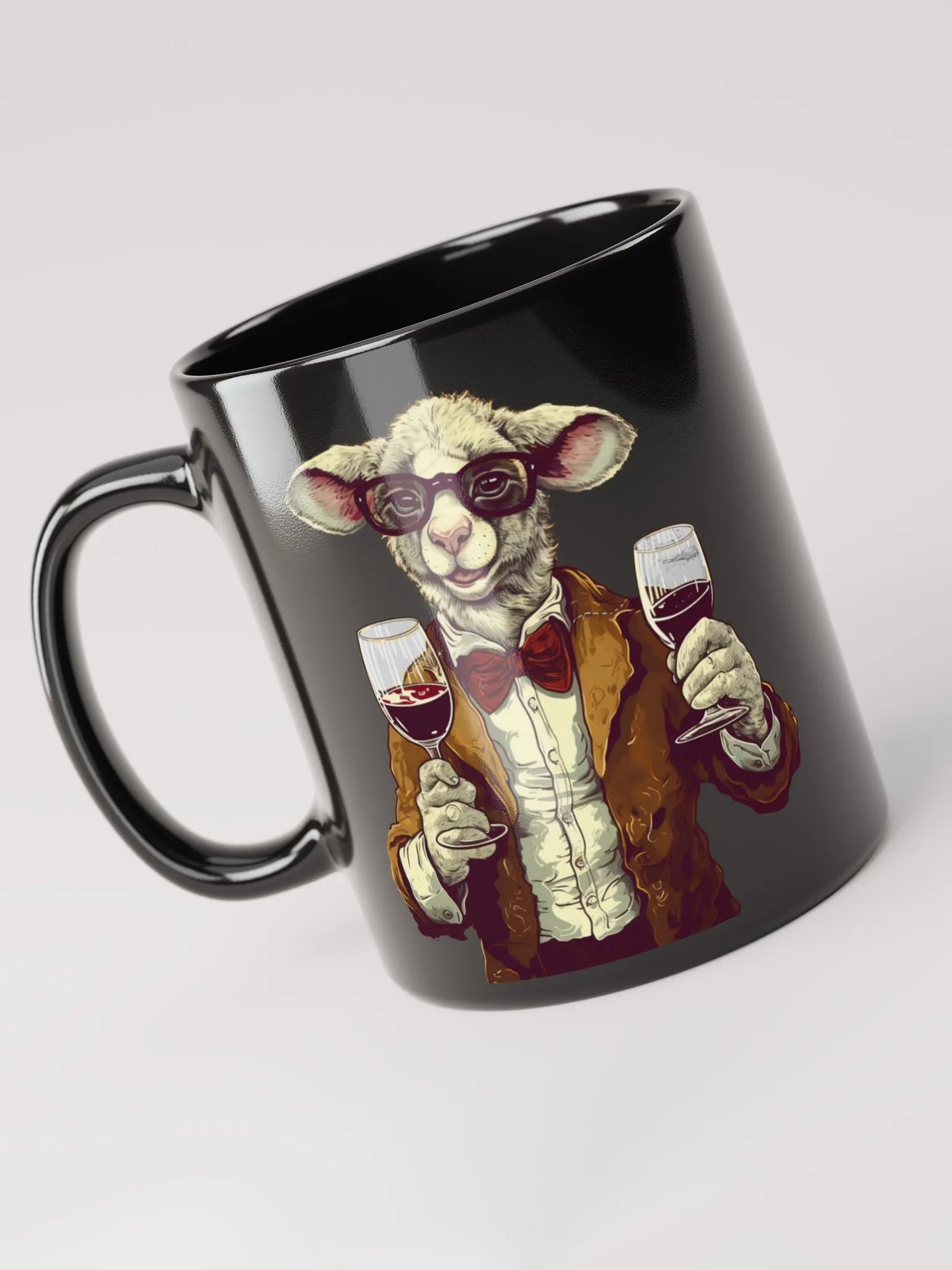 Lubrication Lamb Mug - Dark [Censored] product image (4)