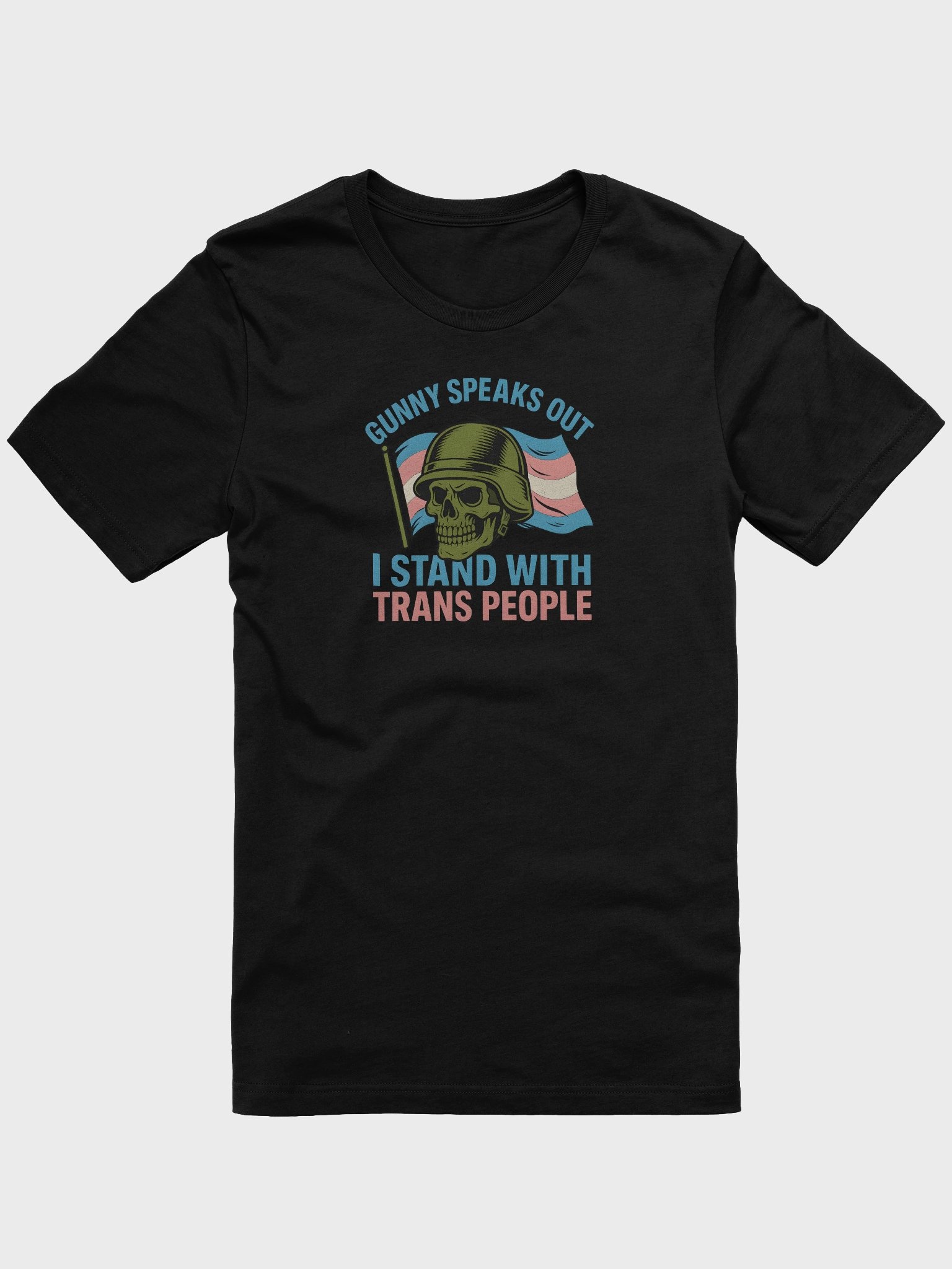 Trans Pride Skull Tee product image (6)