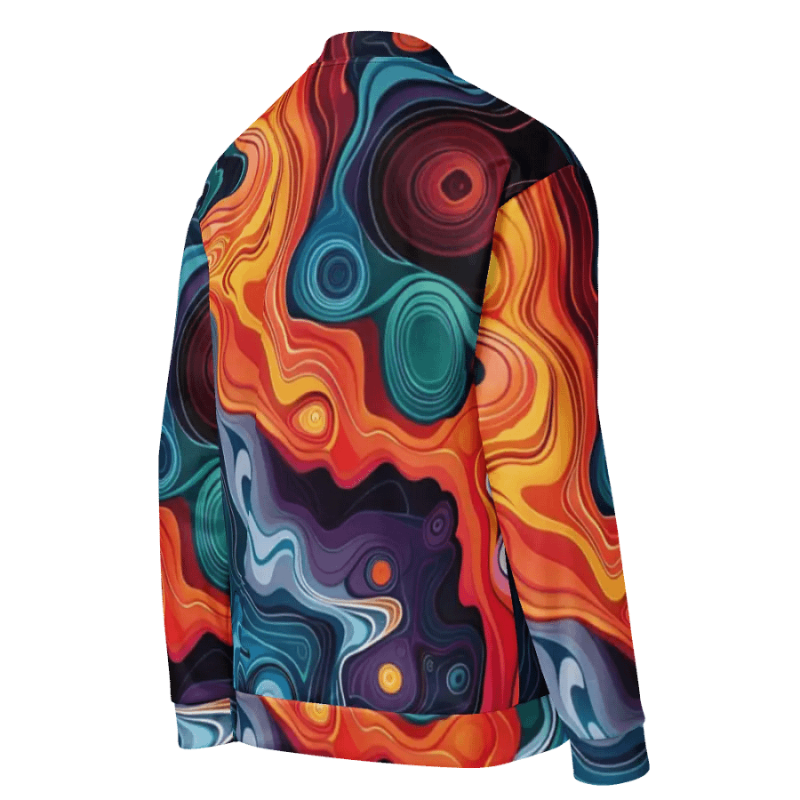 Fluid Spectrum All-Over Print Bomber Jacket product image (5)