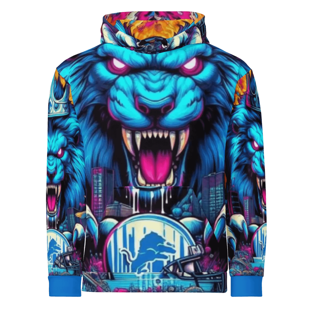 Roaring City Lion Unisex Hoodie product image (3)