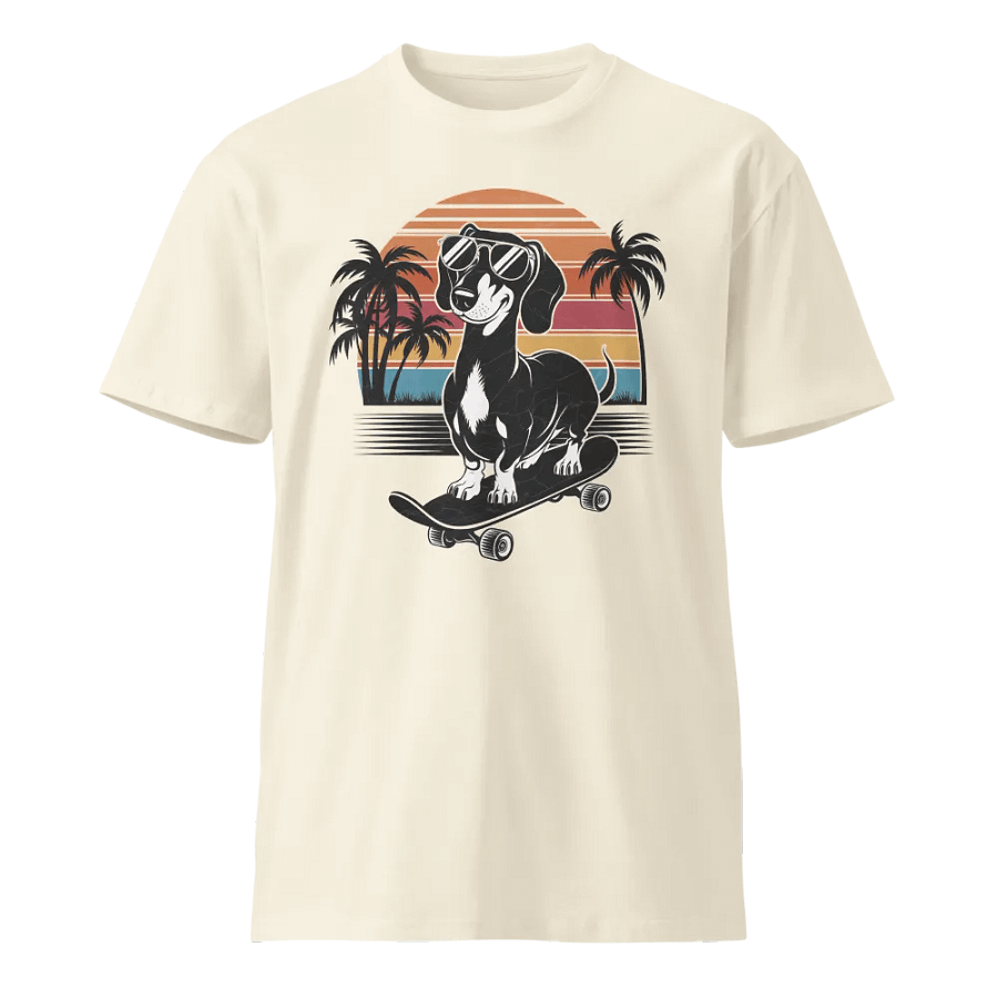 Doxie on a Skateboard T-Shirt product image (35)