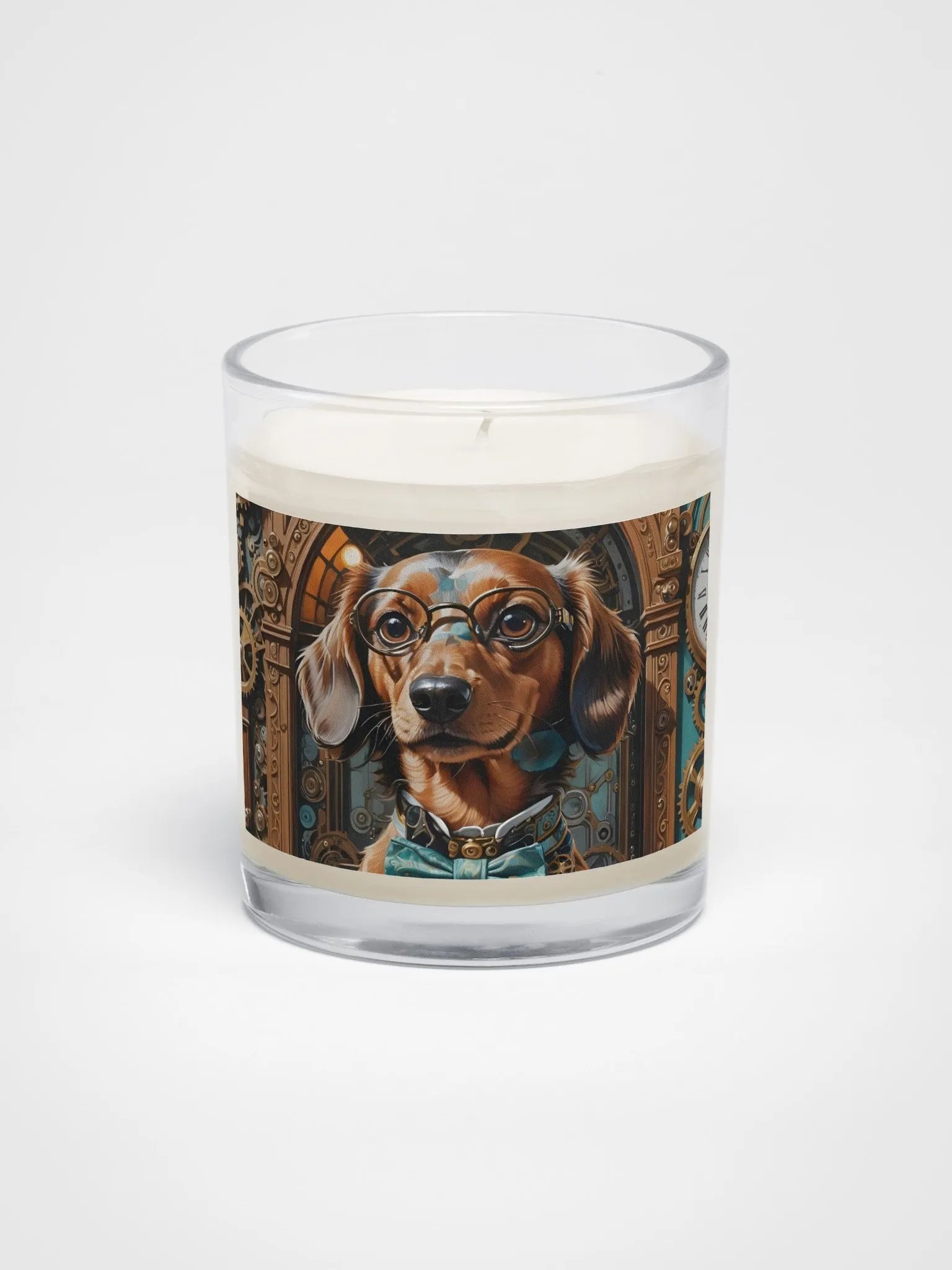 Dapper Dachshund Steampunk Soy Wax Candle product image (1)
