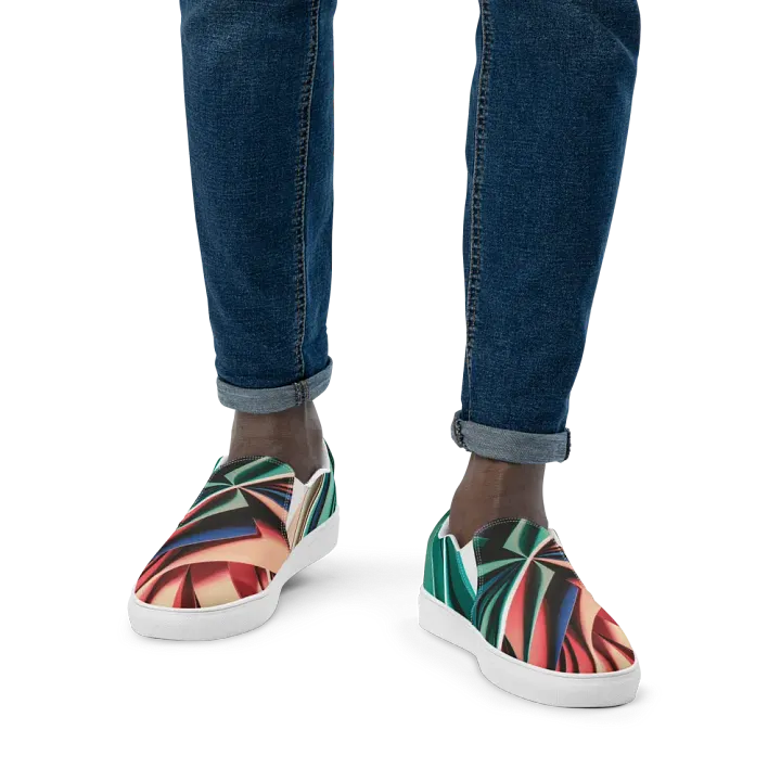 TDS Music Abstract Fusion Men's Slip-On Canvas Shoes product image (1)