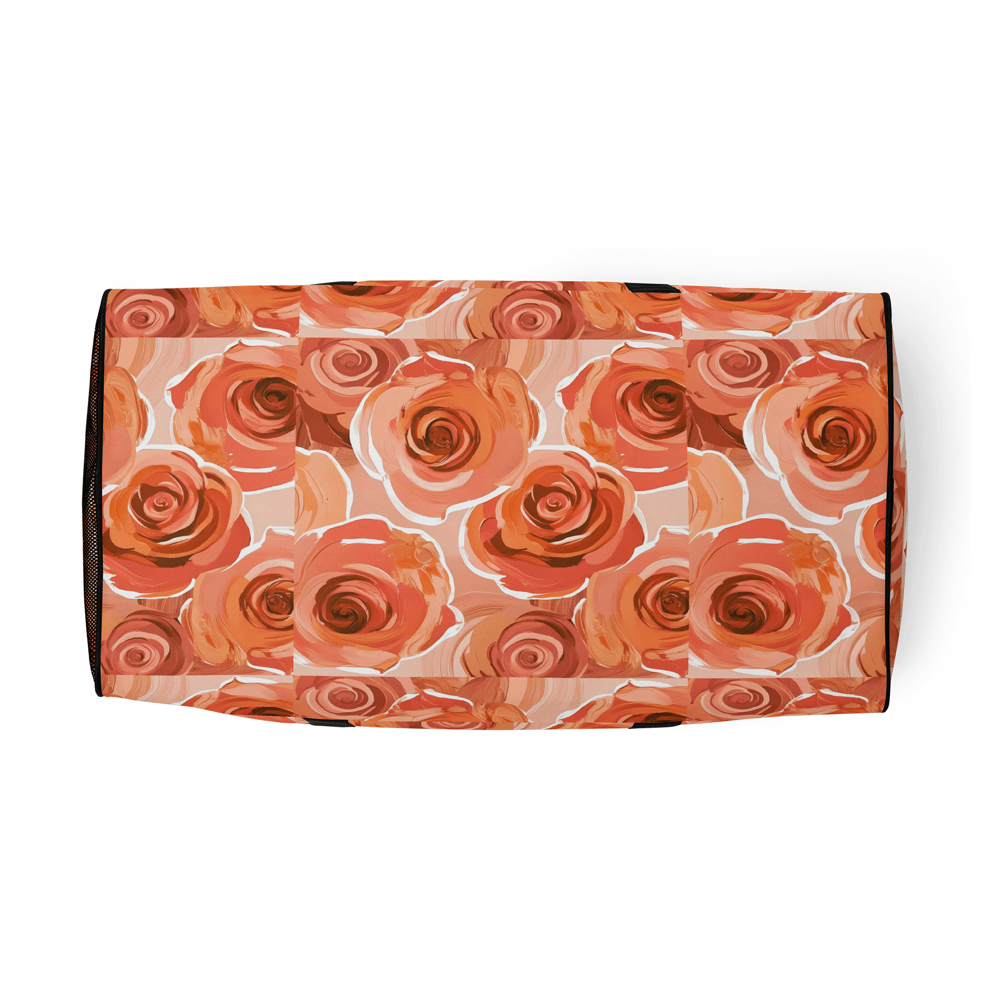 Peach Roses in Bloom All-Over Duffle Bag product image (5)