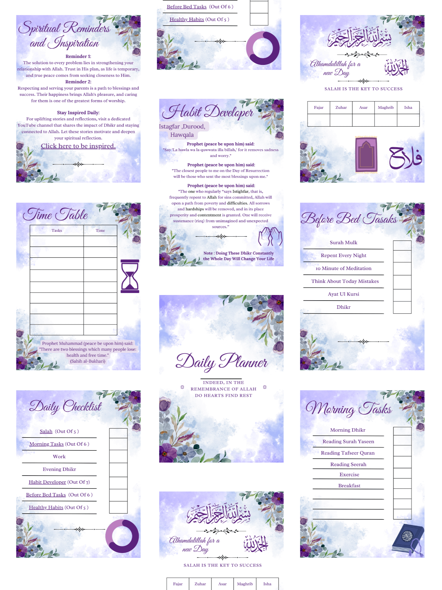 The Ultimate MuslimAscend Digital Daily Planner product image (5)