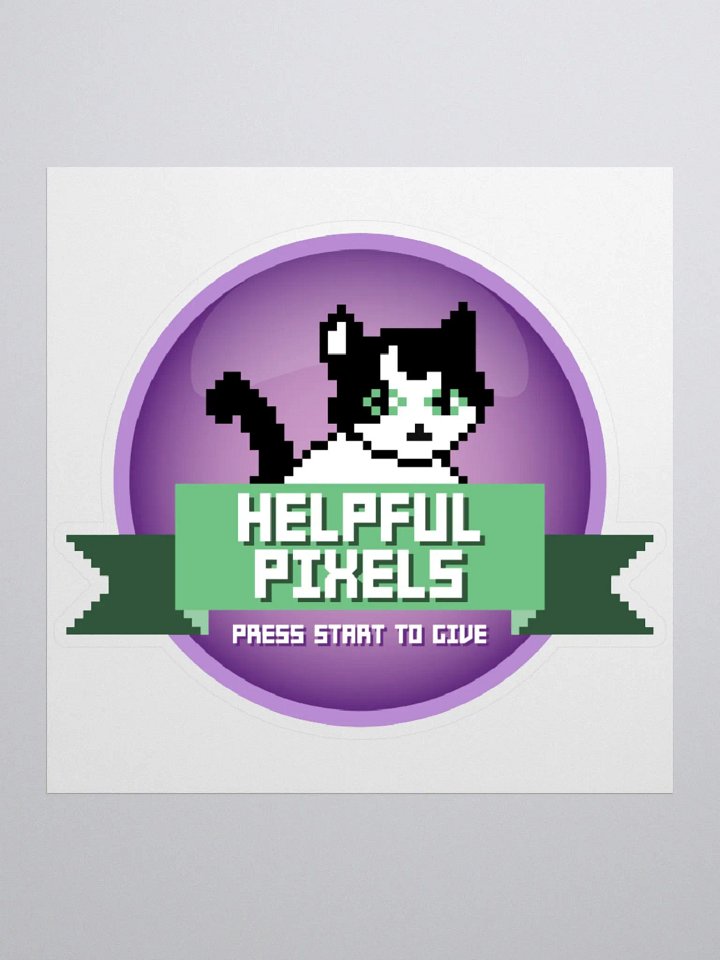 Helpful Pixels Sticker product image (1)