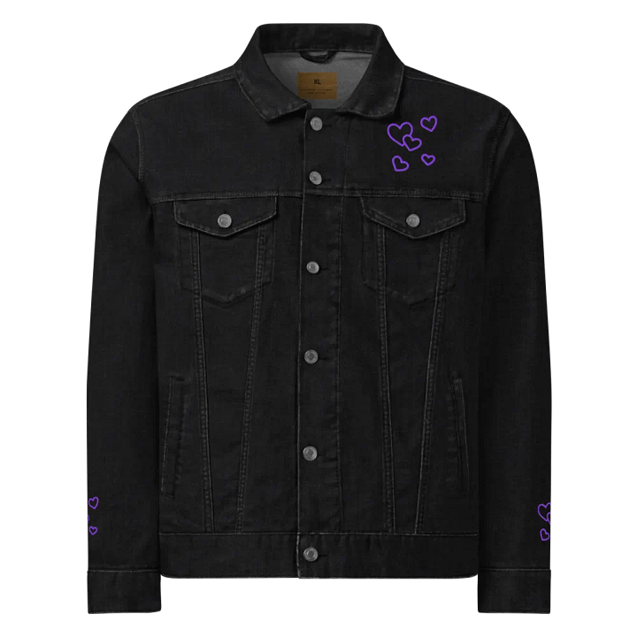 Purple Heartbeat Denim Jacket product image (1)