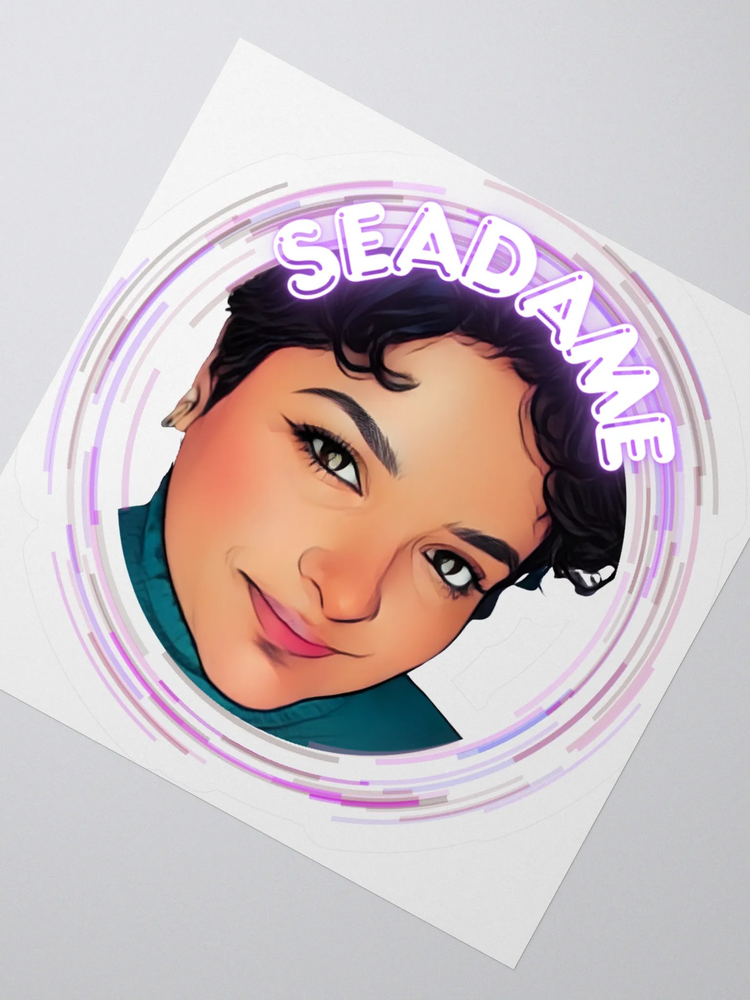 SeaDame - Self-Portrait Logo Sticker product image (4)