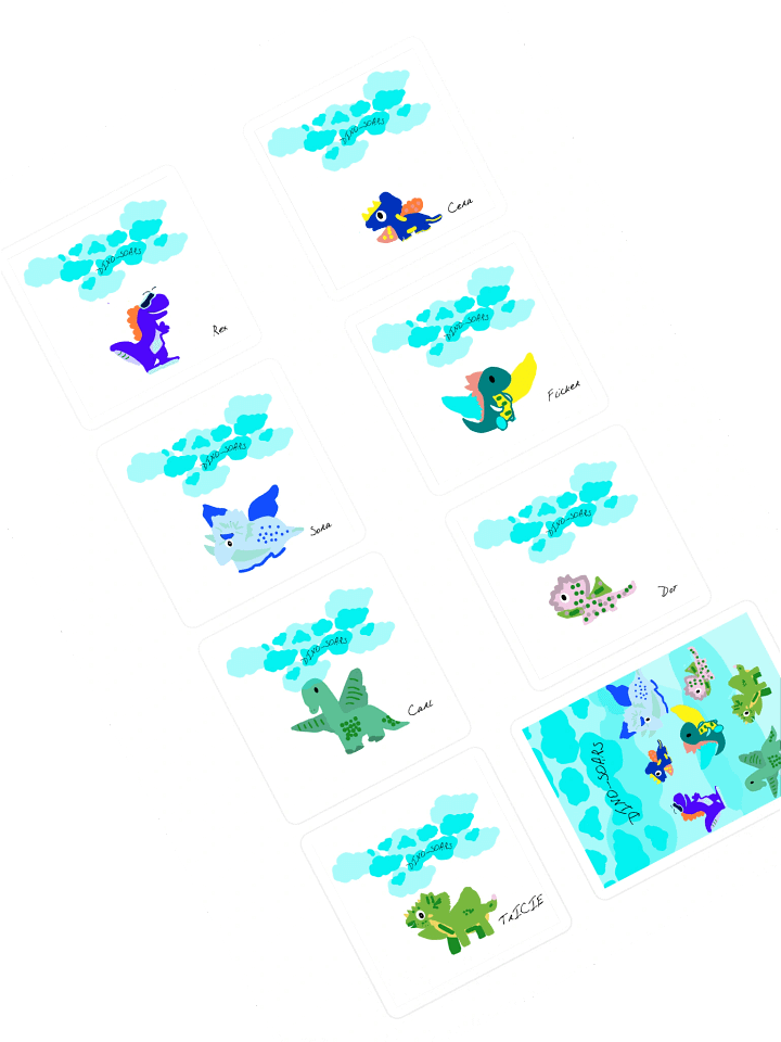 DINO-SOARS Stickers product image (1)