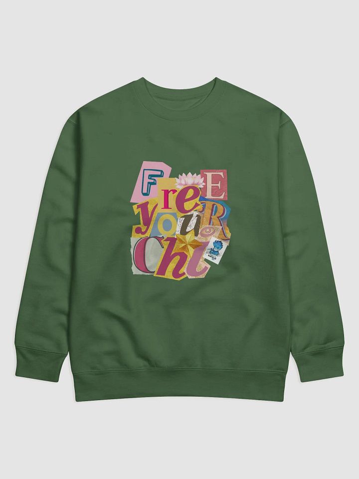 Free Your Chi Mixed-Media Sweatshirt product image (1)