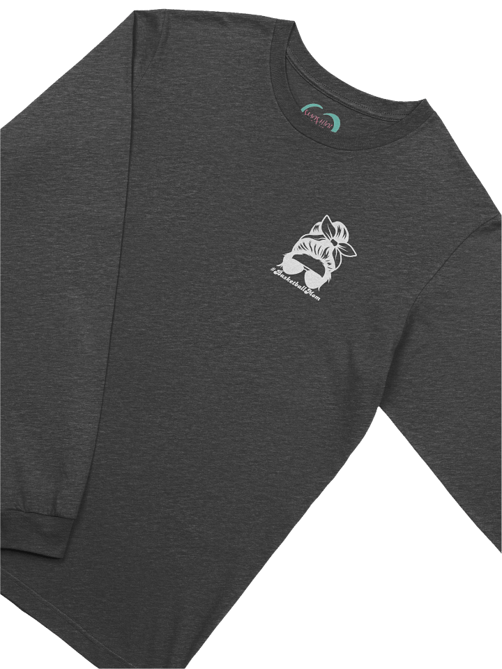 Basketball Mom Long Sleeve Tee -small logo product image (2)