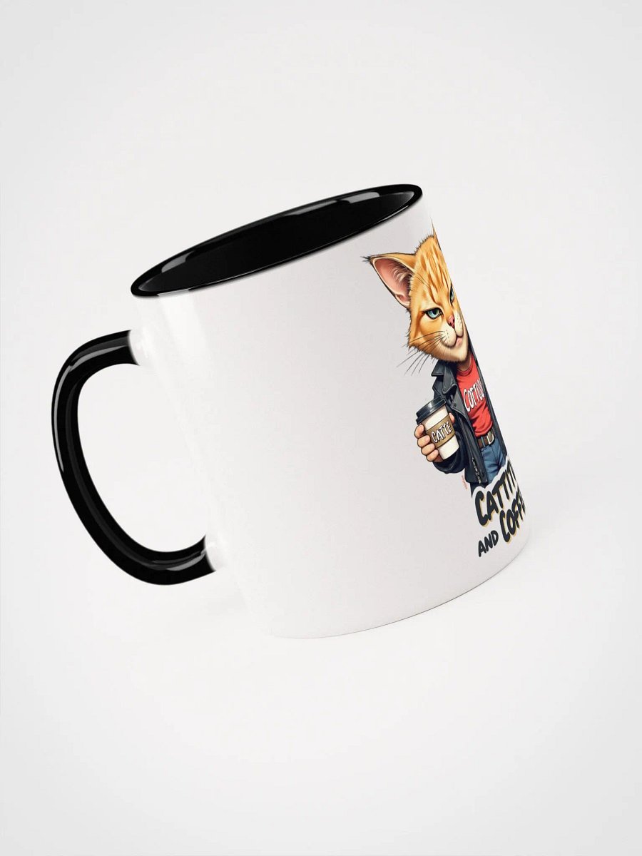 Cattitude and Coffee Ceramic Mug product image (35)