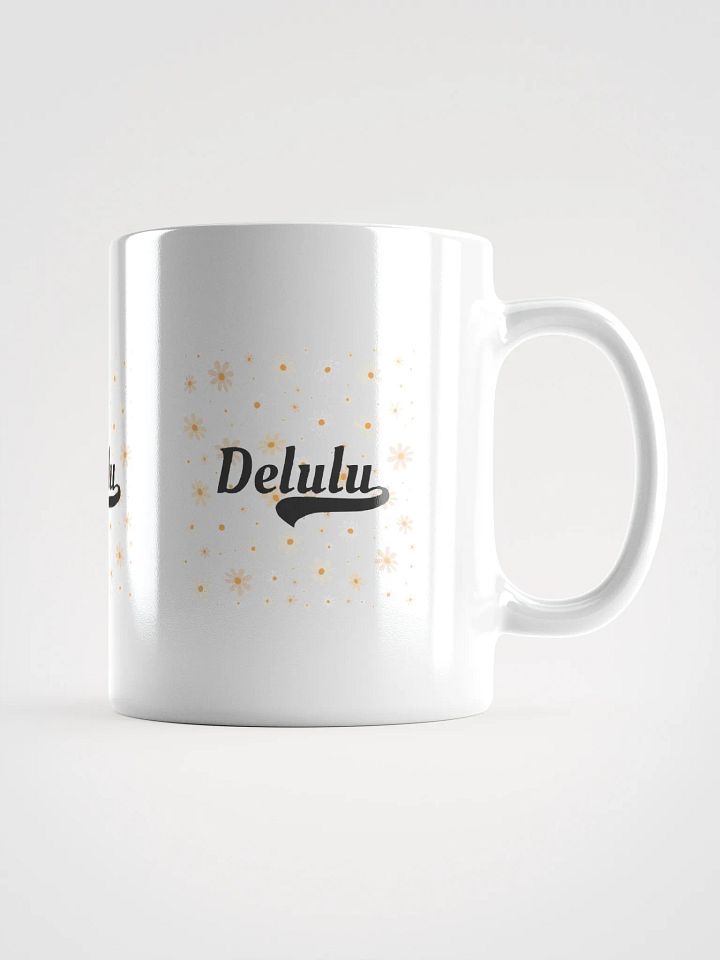 Delulu White Glossy Mug product image (3)