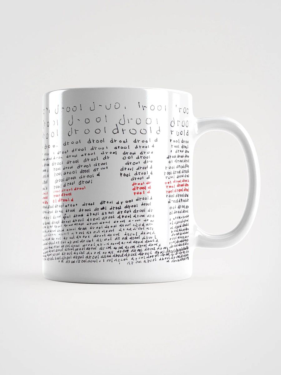Drool White Glossy Mug product image (6)