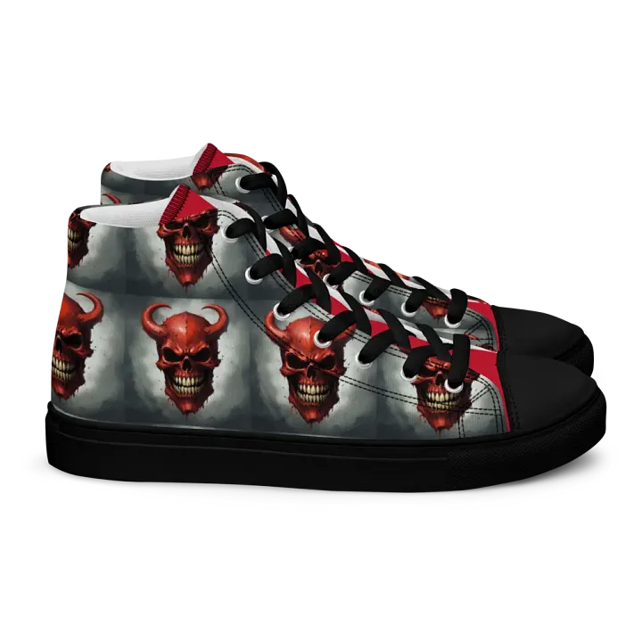 Red Demon Skull Men's High Tops product image (2)