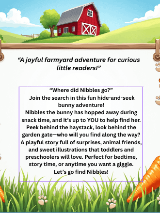 New Where Did Nibbles Go?: A Fun Hide-and-Seek Bunny Adventure for Toddlers and Preschoolers product image (2)