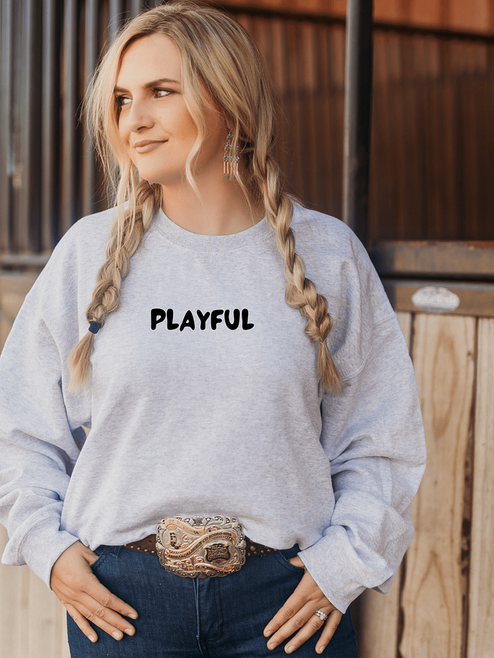“Playful” My Vibe Crewneck Sweatshirt product image (1)