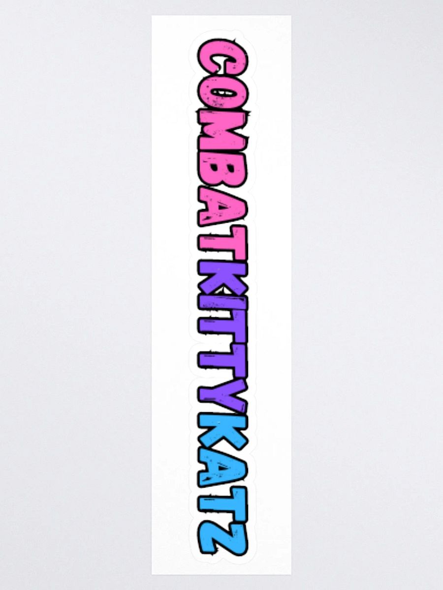 Neon CombatKittyKatz Stickers product image (3)