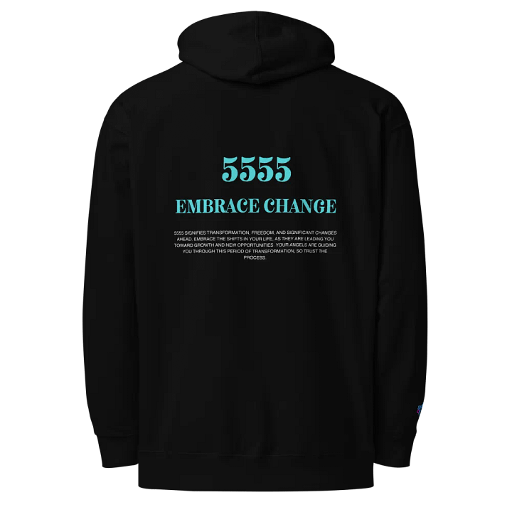 5555 Embrace Change Unisex Hoodie t – Welcome Growth & Transformation product image (1)
