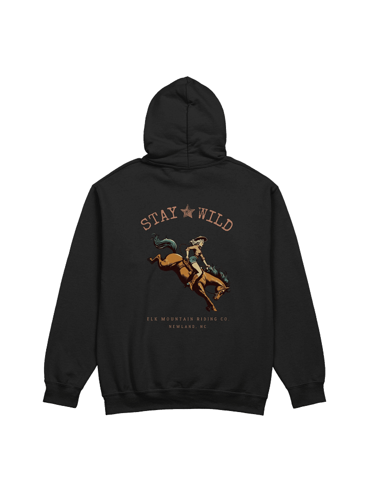 Stay Wild + EMRC Logo Hoodie (Black & Copper) product image (2)