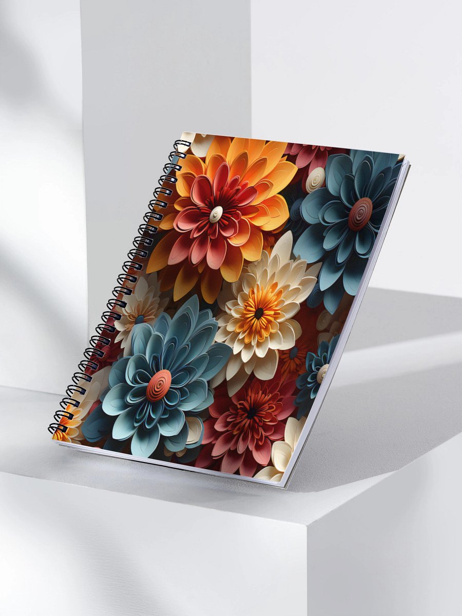 Vibrant Floral Fantasy Spiral Notebook product image (3)