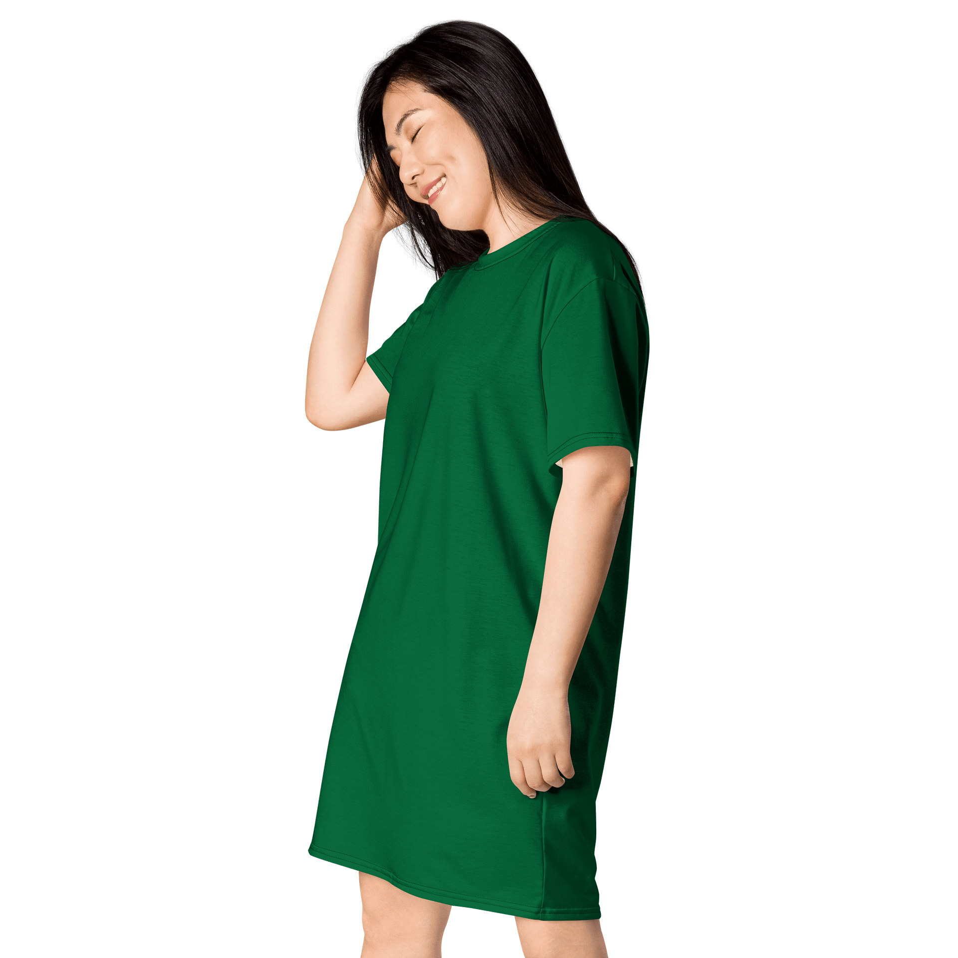 Oversized T-Shirt Dress - Radiant Jewel, Sizes 2XS-6XL product image (3)