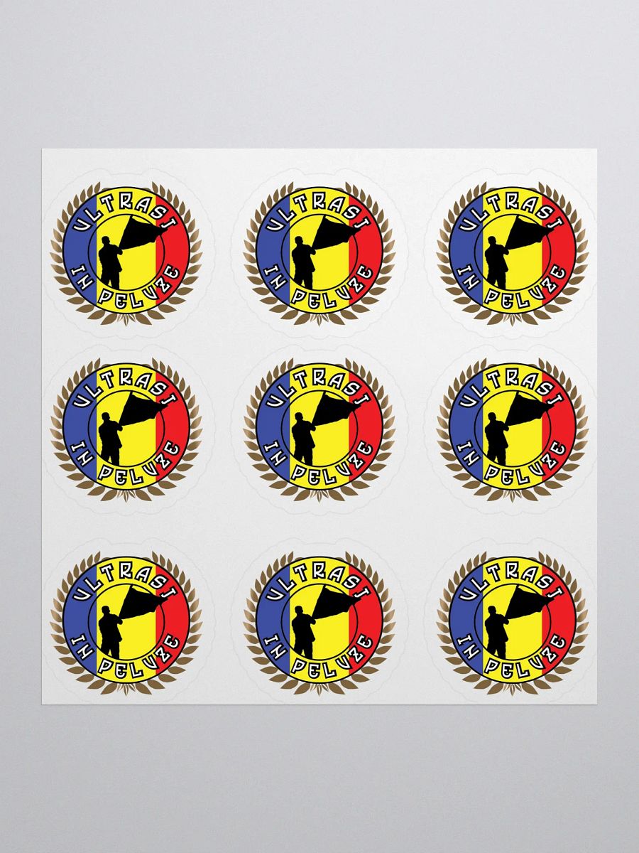Pachet 9 Stickere Logo Ultrași în peluze product image (1)